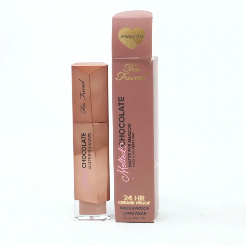 Too Faced Melted Chocolate Matte Eyeshadow Amaretto 0.16oz/4.9ml New With Box